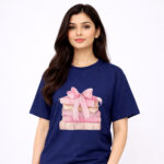 Pink Books Ribbon T-Shirt