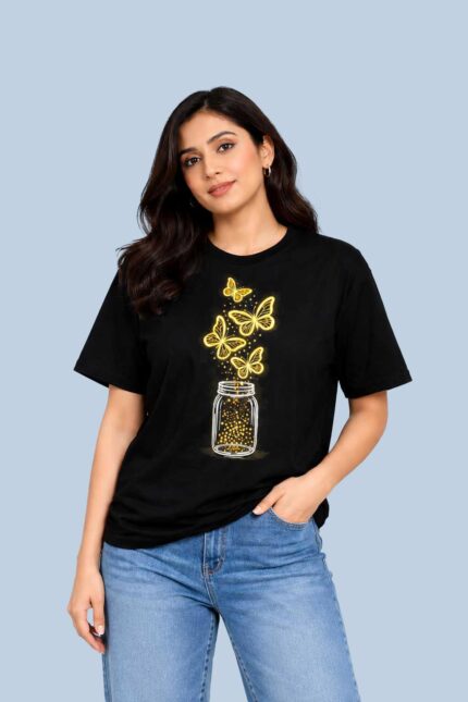 Butterfly Jar Black