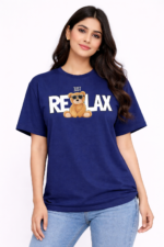 Just Relax Bear Graphic T-Shirt