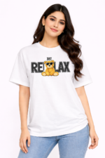 Just Relax Bear Graphic T-Shirt