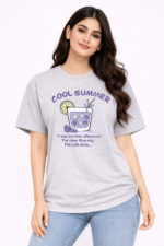 Cool Summer Graphic T-Shirt – DTF Printed Aesthetic Tee
