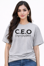 C.E.O Conquer Every Obstacle Graphic T-Shirt – DTF Printed Tee