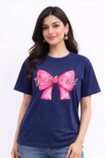 I’m Just a Girl Bow Graphic T-Shirt – DTF Printed Cute Tee