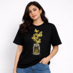Glow Butterfly Jar Graphic T-Shirt – DTF Printed Aesthetic Tee