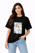 Abstract Brush Stroke T-Shirt – Minimal Artistic Graphic Tee