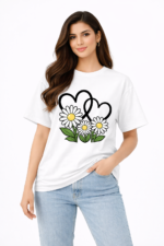 Shop the skull ice cream DTF printed T-shirt with a bold edgy design. Made from premium cotton jersey, comfortable, stylish, and perfect for everyday streetwear looks.