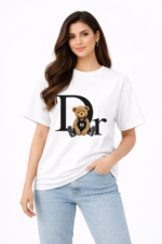 Dr Teddy Bear Graphic T-Shirt – DTF Printed Cute Designer Tee