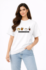 Coffee Is My Hobby Graphic T-Shirt – DTF Printed Cute Coffee Tee