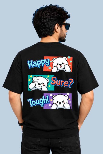 Happy Sure Tough Cute Bear