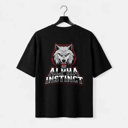 Alpha Instinct Wolf Graphic T-Shirt