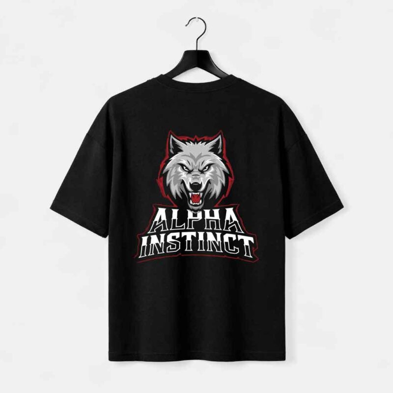 Alpha Instinct Wolf Graphic T-Shirt