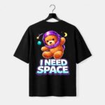 I Need Space Teddy Graphic T-Shirt