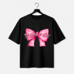 I’m Just a Girl Bow Graphic T-Shirt – DTF Printed Cute Tee
