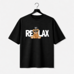 Just Relax Bear Graphic T-Shirt
