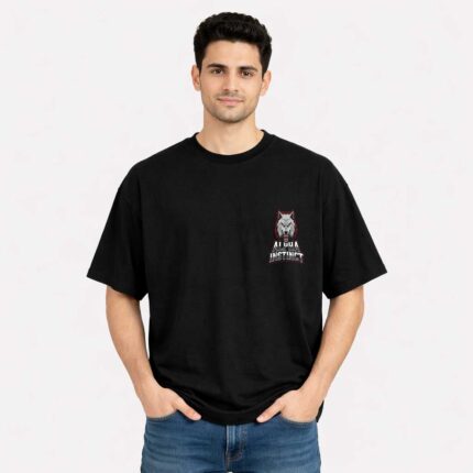 Alpha Instinct Wolf Graphic T-Shirt