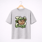 Take It Easy Sloth T-Shirt – Cute Relaxed Vibe Graphic Tee