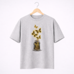 Glow Butterfly Jar Graphic T-Shirt – DTF Printed Aesthetic Tee - Image 3