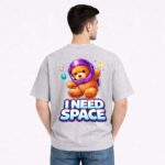 I Need Space Teddy Graphic T-Shirt