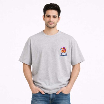 I Need Space Teddy Graphic T-Shirt