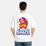 I Need Space Teddy Graphic T-Shirt