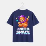 I Need Space Teddy Graphic T-Shirt