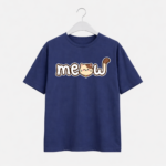 Meow Cat Graphic T-Shirt