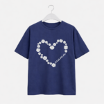 Mama Daisy Heart Graphic T-Shirt – DTF Printed Floral Tee