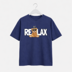 Just Relax Bear Graphic T-Shirt