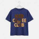 Iced Coffee Club Graphic T-Shirt – DTF Printed Coffee Lover Tee