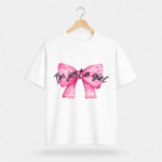 I’m Just a Girl Bow Graphic T-Shirt – DTF Printed Cute Tee