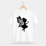 Fairy Silhouette Graphic T-Shirt – DTF Printed Aesthetic Tee