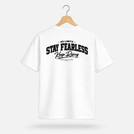 Stay Fearless Keep Rising Graphic T-Shirt