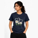 Daisy Heart Graphic T-Shirt