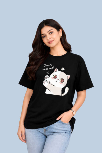 Dont Miss Me Cat Black