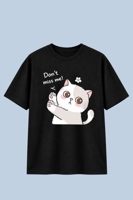 Dont Miss Me Cat Black