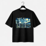 Starry Night Window T-Shirt
