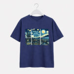 Starry Night Window T-Shirt