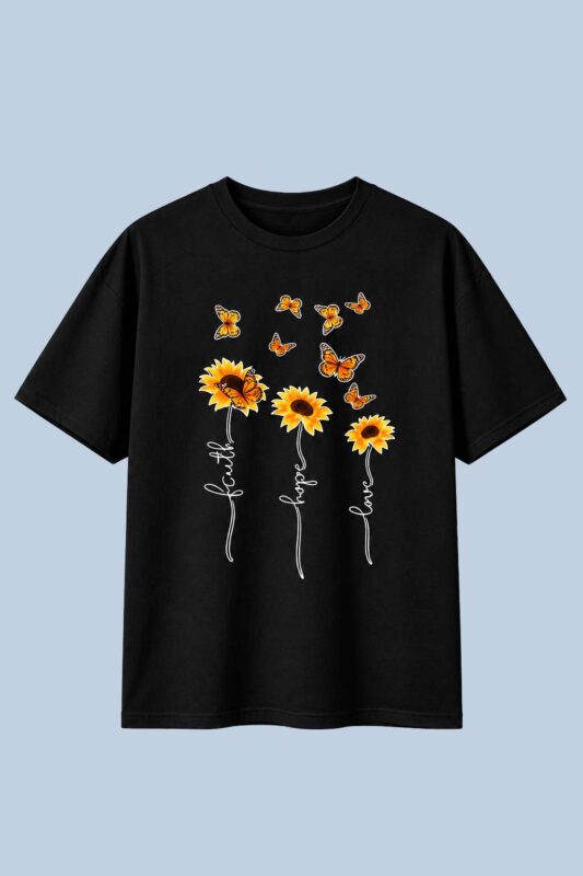 Faith Hope Love Black