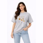 Faith Hope Love Sunflower Butterfly Graphic T-Shirt for Women