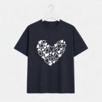 Heart Pattern T-Shirt