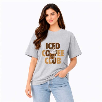 Iced Coffee Club Grey T-Shirt