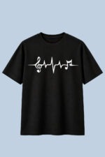 Music Frequency Graphic T-Shirt for Women - Image 3