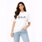 Music Frequency Graphic T-Shirt for Women