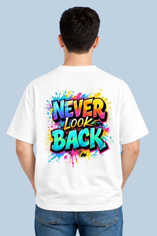 Never Look Back Graffiti Back