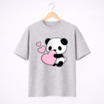 Cute Panda Heart T-Shirt