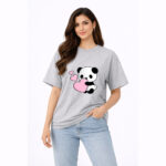 Cute Panda Heart T-Shirt