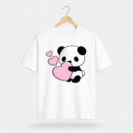 Cute Panda Heart T-Shirt