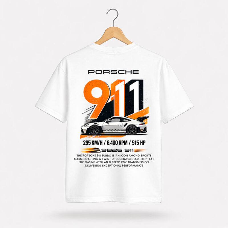 911 Car Graphic T-Shirt