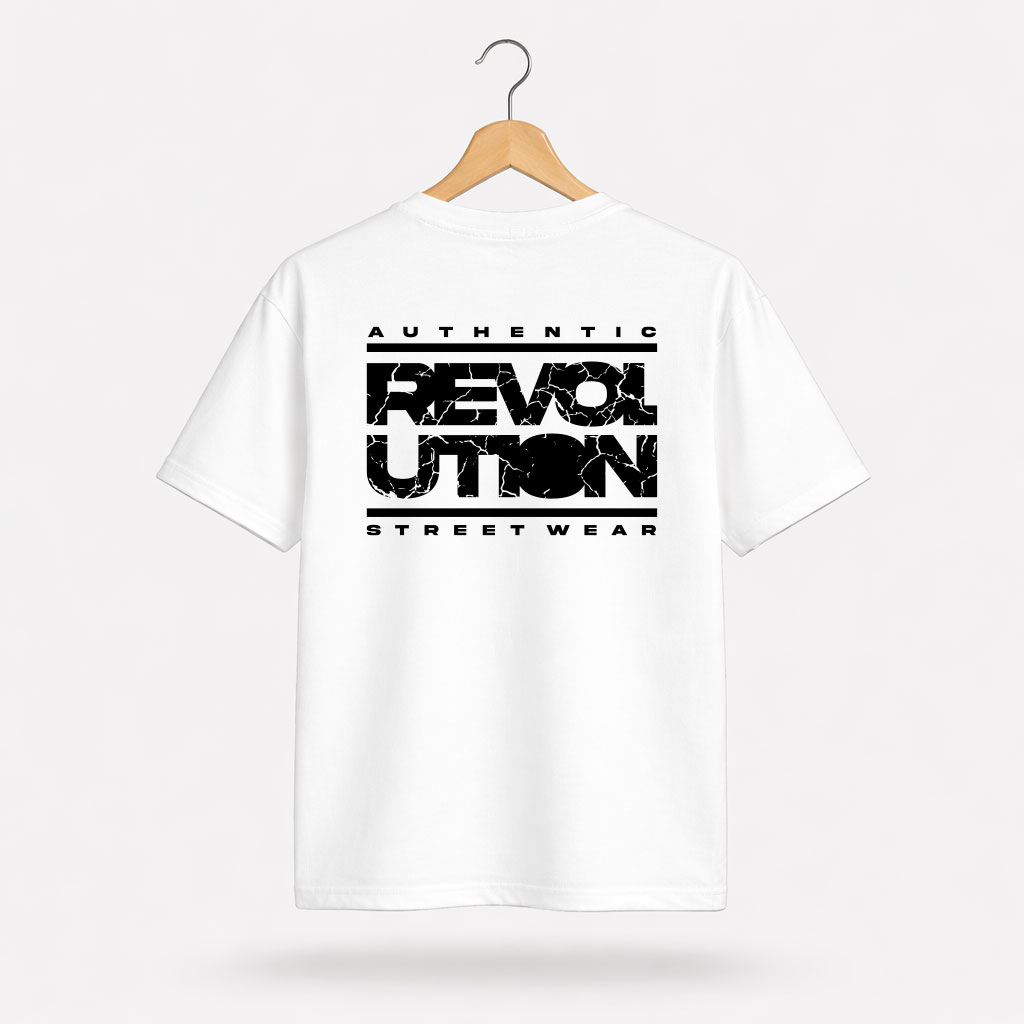 Revolution-Back-(2) Authentic Revolution Streetwear T-Shirt