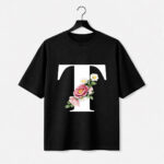 Minimal Floral Pocket Graphic T-Shirt